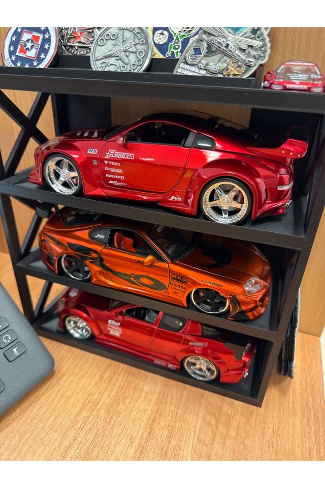 1:24 Ölçek Jada Models Uyumlu Diecast Araba Standı