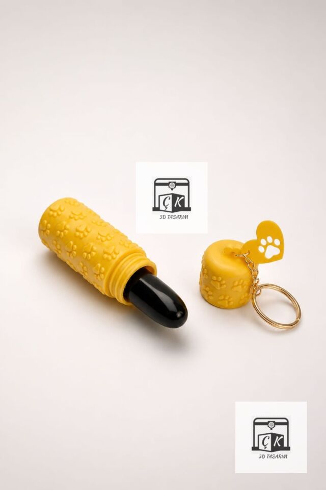 Lip Balm ve Ruj Kutusu Anahtarlık ve Çanta Aksesuarı
